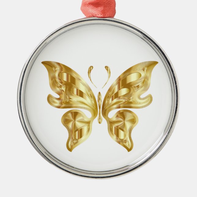ADORNO METÁLICO BUTTERFLY DE GOLDEN (Frente)