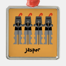 Adorno Metálico Caballeros