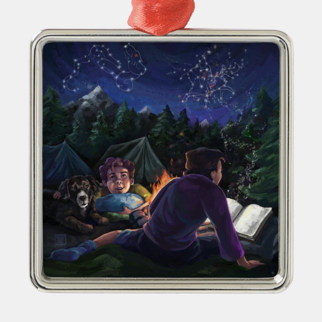 Adorno Metálico Caballeros de Verano (Frente)