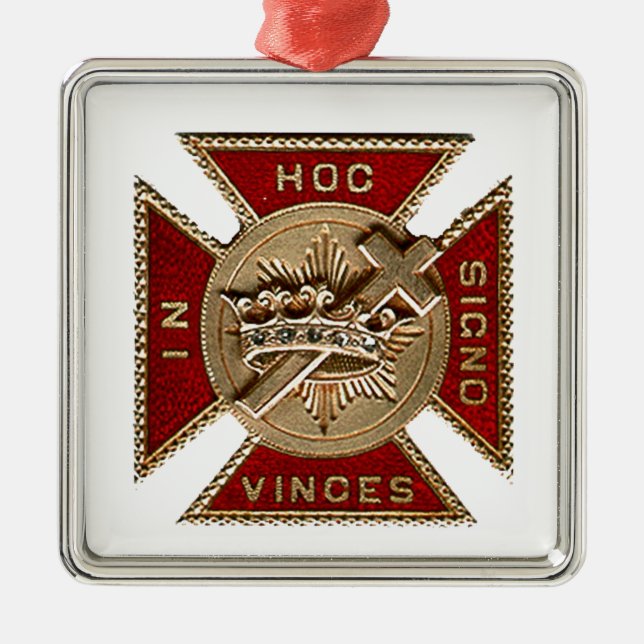 ADORNO METÁLICO CABALLEROS TEMPLAR (Frente)