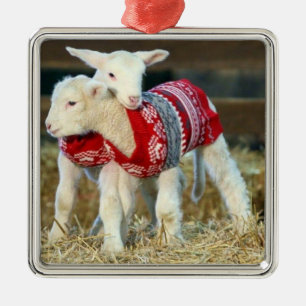 ADORNO METÁLICO *CABALLOS ADORABLES PARA NAVIDADES EN SUEÑOS*