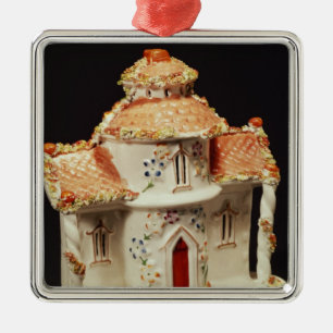 Adorno Metálico Cabaña Staffordshire, c.1860
