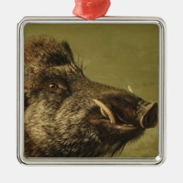 Adorno Metálico Cabeza de Boar