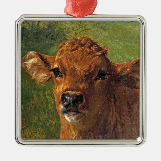 Adorno Metálico Cabeza de ternera (por Rosa Bonheur) (Frente)