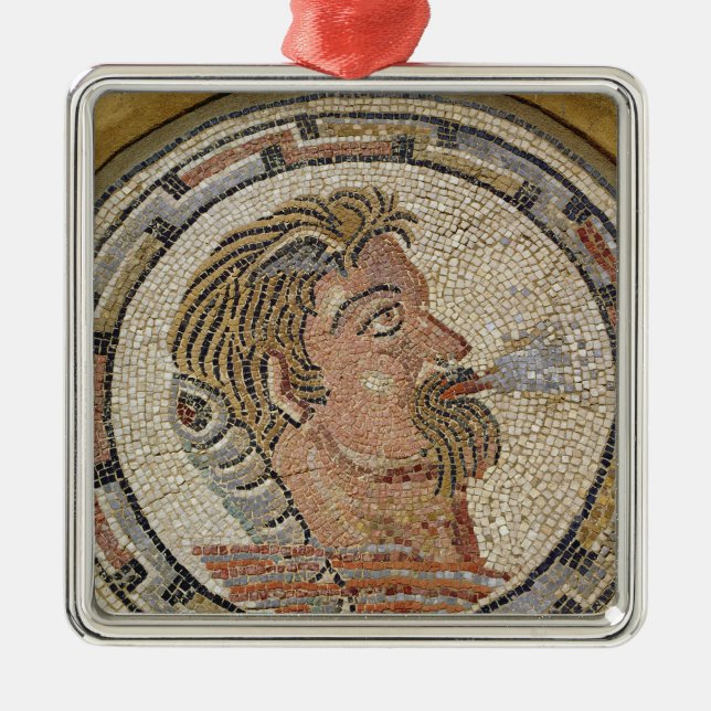 Adorno Metálico Cabeza de un hombre 2 (Frente)