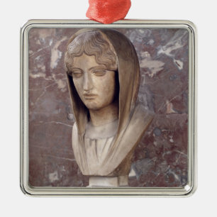 Adorno Metálico Cabeza de una mujer conocida como Aspasia de