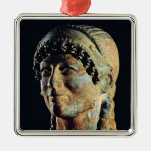 Adorno Metálico Cabeza de una mujer de Etruscan