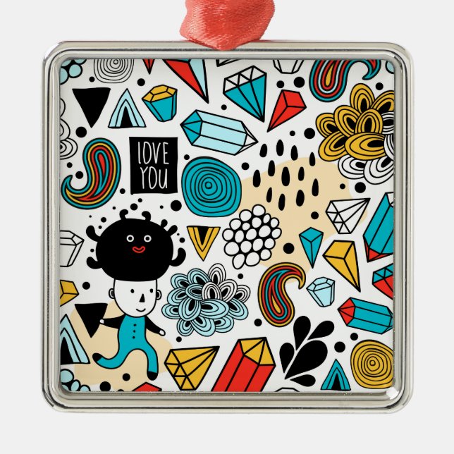 Adorno Metálico Cabeza loca (Frente)