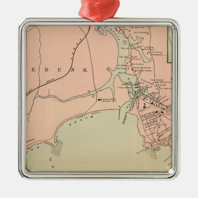 Adorno Metálico Cabo Arundel, Kennebunkport, Maine (Frente)