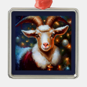 Adorno Metálico Cabra 4 navidades
