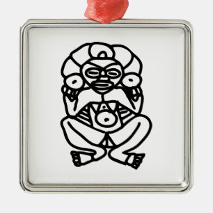 Adorno Metálico Cacique Taino