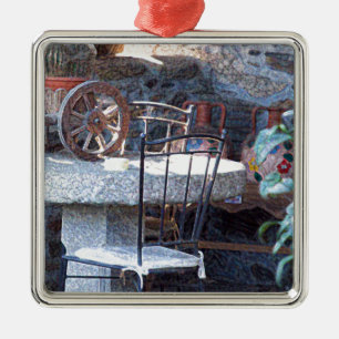 Adorno Metálico Cactus Still Life