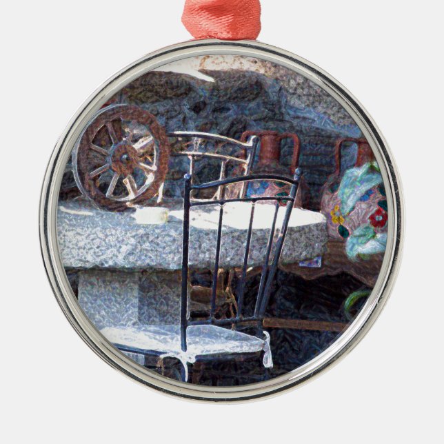 Adorno Metálico Cactus Still Life (Frente)