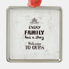 Adorno Metálico Cada familia tiene una historia
