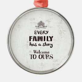 Adorno Metálico Cada familia tiene una historia
