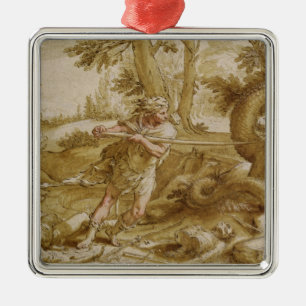 Adorno Metálico Cadmus alrededor para atacar un dragón