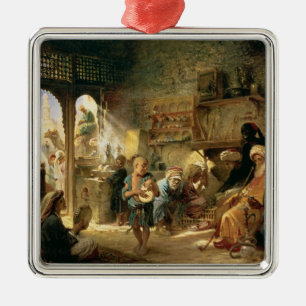 Adorno Metálico Café en El Cairo, 1870s