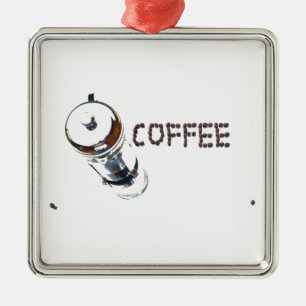 Adorno Metálico Café MagiaDisfruta, 'lo primero por la mañana', '