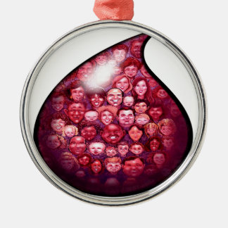 Adorno Metálico Caída de sangre