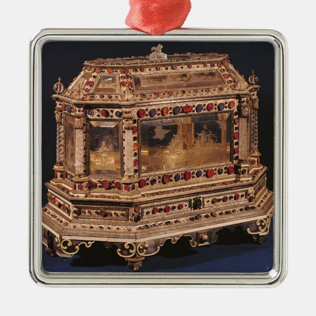 Adorno Metálico Caja de la boda, 1753 (Frente)