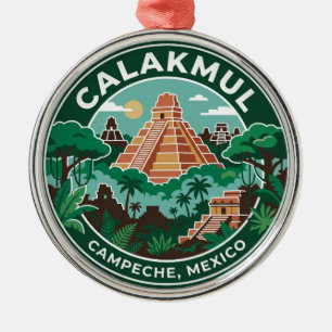 Adorno Metálico Calakmul México