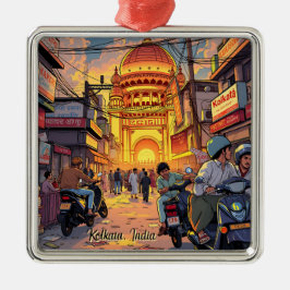 Adorno Metálico Calcuta, India