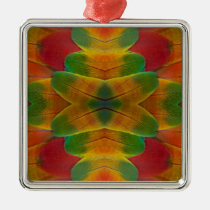 Adorno Metálico Caleidoscopio de loro de Macao