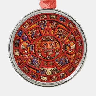 Adorno Metálico Calendario maya