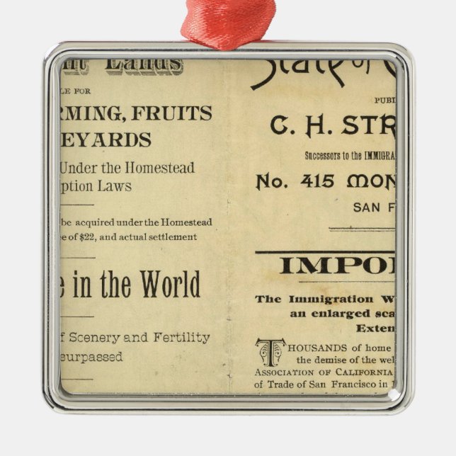 Adorno Metálico California 2 (Frente)