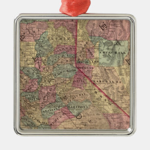 Adorno Metálico California, Nevada