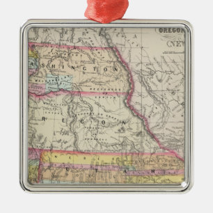 Adorno Metálico California, Oregon, Washington, Utah, New México 