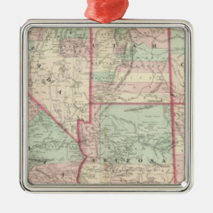 Adorno Metálico California, Utah, Nevada, Colorado