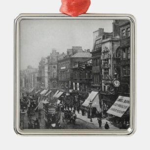 Adorno Metálico Calle de mercado, Manchester, c.1910