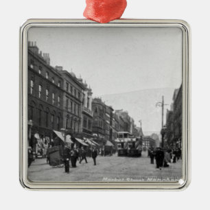 Adorno Metálico Calle de mercado, Manchester, c.1910 2