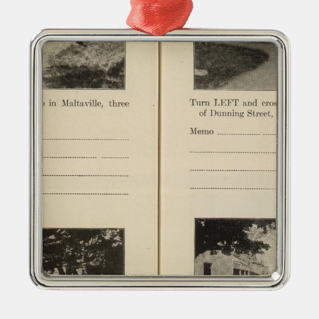 Adorno Metálico Calle Dunning de Maltaville (Frente)