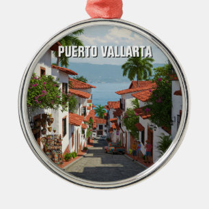 Adorno Metálico Calle en Puerto Vallarta México Viajes