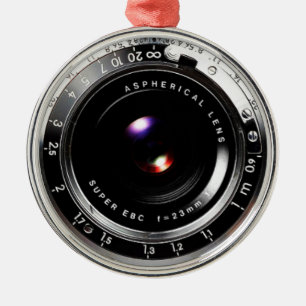 Adorno Metálico Cámara de cine de la vieja escuela