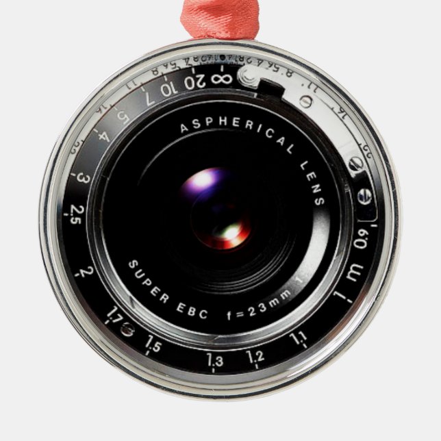 Adorno Metálico Cámara de cine de la vieja escuela (Frente)