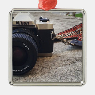 Adorno Metálico Cámara de la película de Nikon