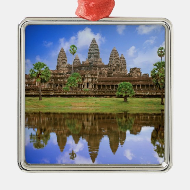 Adorno Metálico Camboya, Kampuchea, templo Angkor Wat. (Frente)