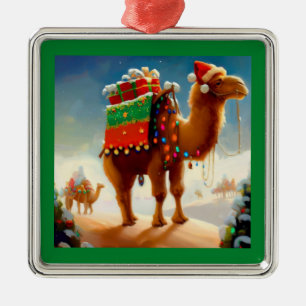 Adorno Metálico Camello 2 de los navidades