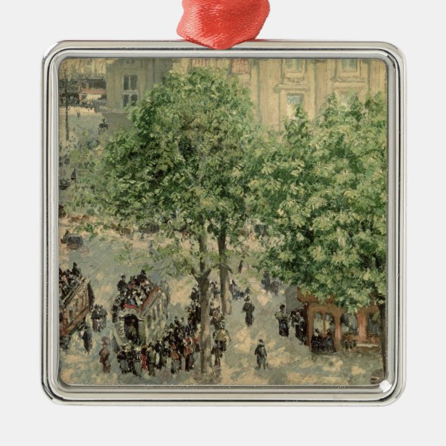Adorno Metálico Camille Pissarro el | Place du Teatro-Francais, (Frente)