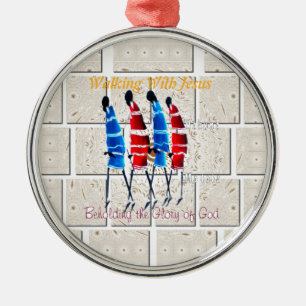 Adorno Metálico Caminar Con Jesús Hakuna Matata Inspiró Beautifu