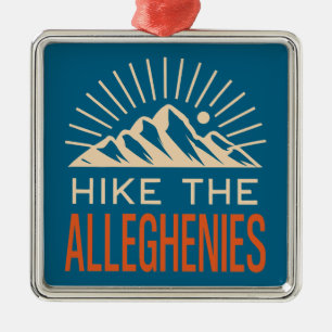 Adorno Metálico Caminata por las montañas Allegheny Sunburst