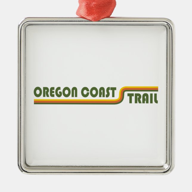 Adorno Metálico Camino costero de Oregon (Frente)