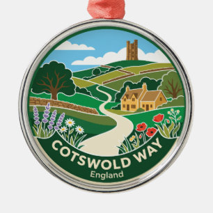 Adorno Metálico Camino de Cotswold Inglaterra
