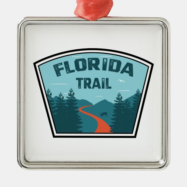 Adorno Metálico Camino de Florida (Frente)
