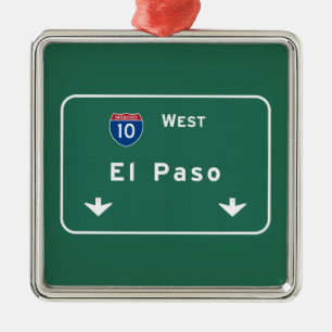 Adorno Metálico Camino de la autopista sin peaje de la carretera