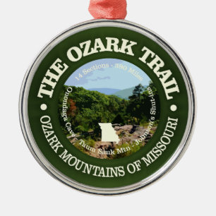 Adorno Metálico Camino de Ozark (rd.