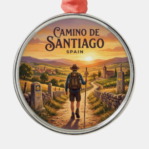 Adorno Metálico Camino de Santiago España